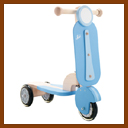 Trottinette bleue, SEVI