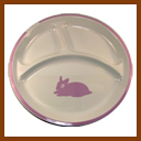 Assiette ronde Lapin, HANABLOMST